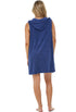SLEEVELESS ZIP FRONT HOODIE W/ PATCH POCKETS - TERRY